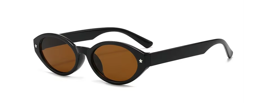 Retro Orbit Sunglares ^ Color 01 (Black/Tea)