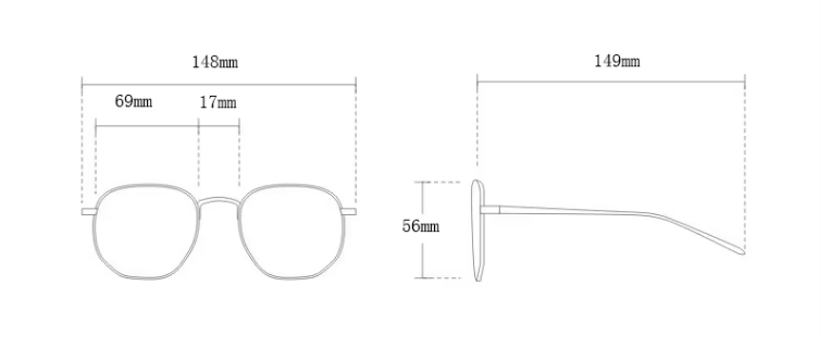Glaze Sunglares ^ Color 01 (Black/Orange)