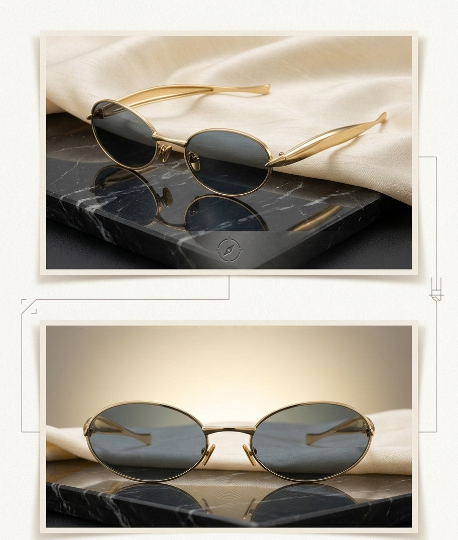 Solstice Sunglares ^ Color 01 (Gold/Gray)