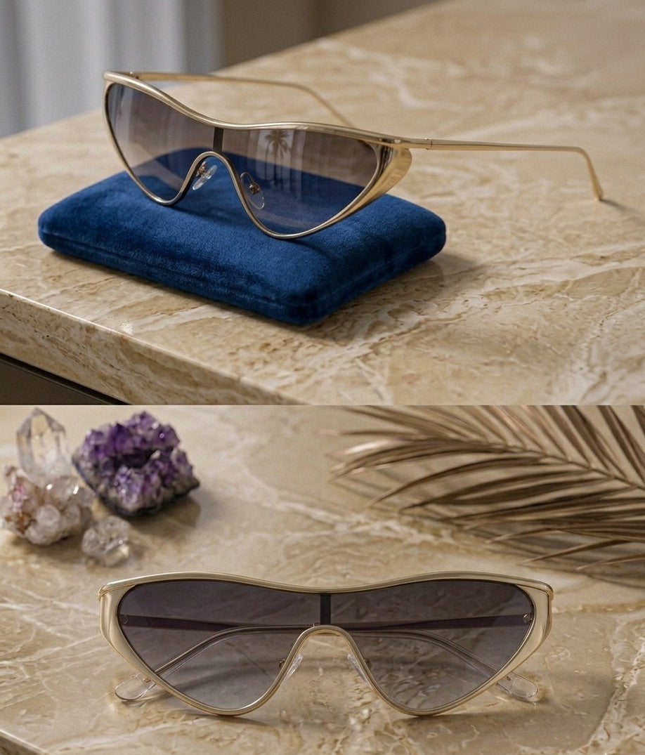 Rampwalk Sunglares ^ Color 03 (Gold/Purple)