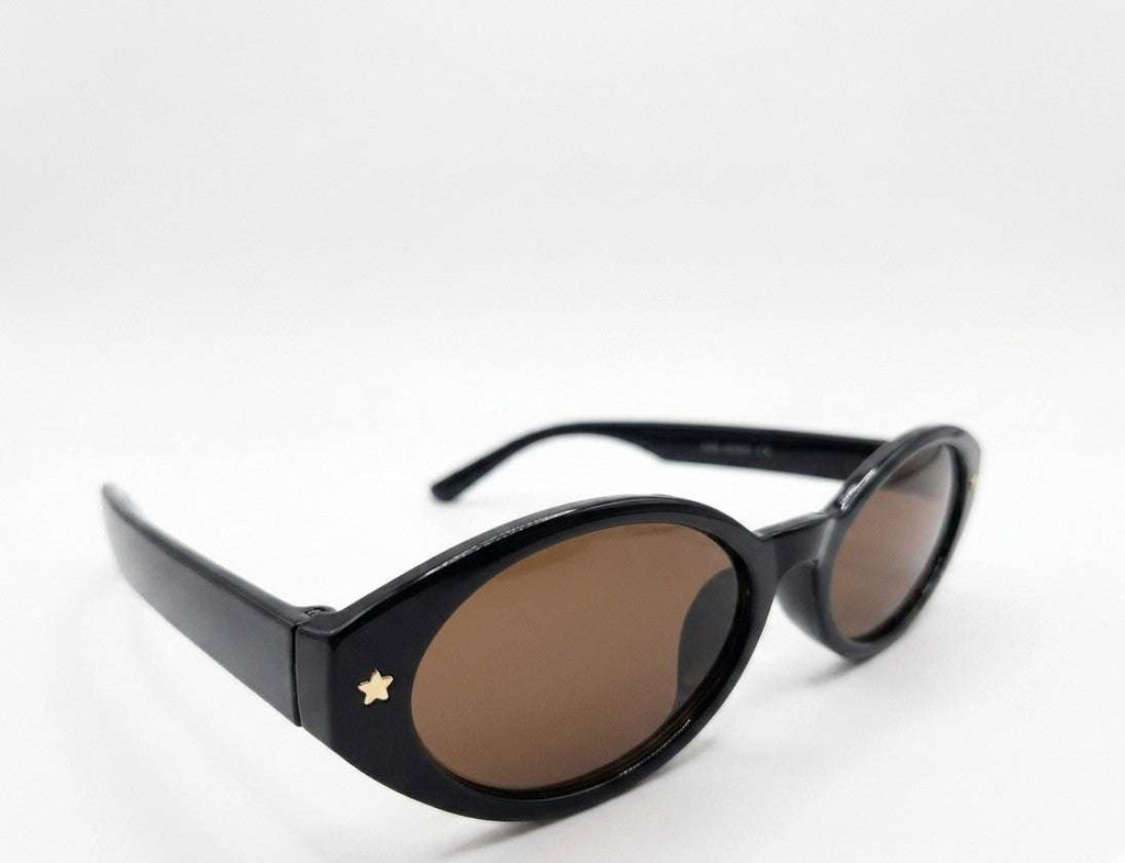 Retro Orbit Sunglares ^ Color 01 (Black/Tea)