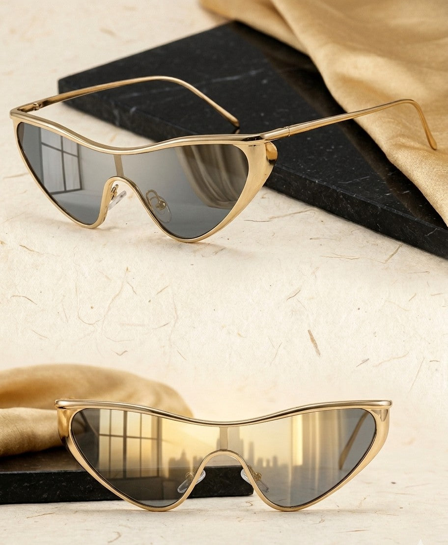 Rampwalk Sunglares ^ Color 01 (Gold/Gray)