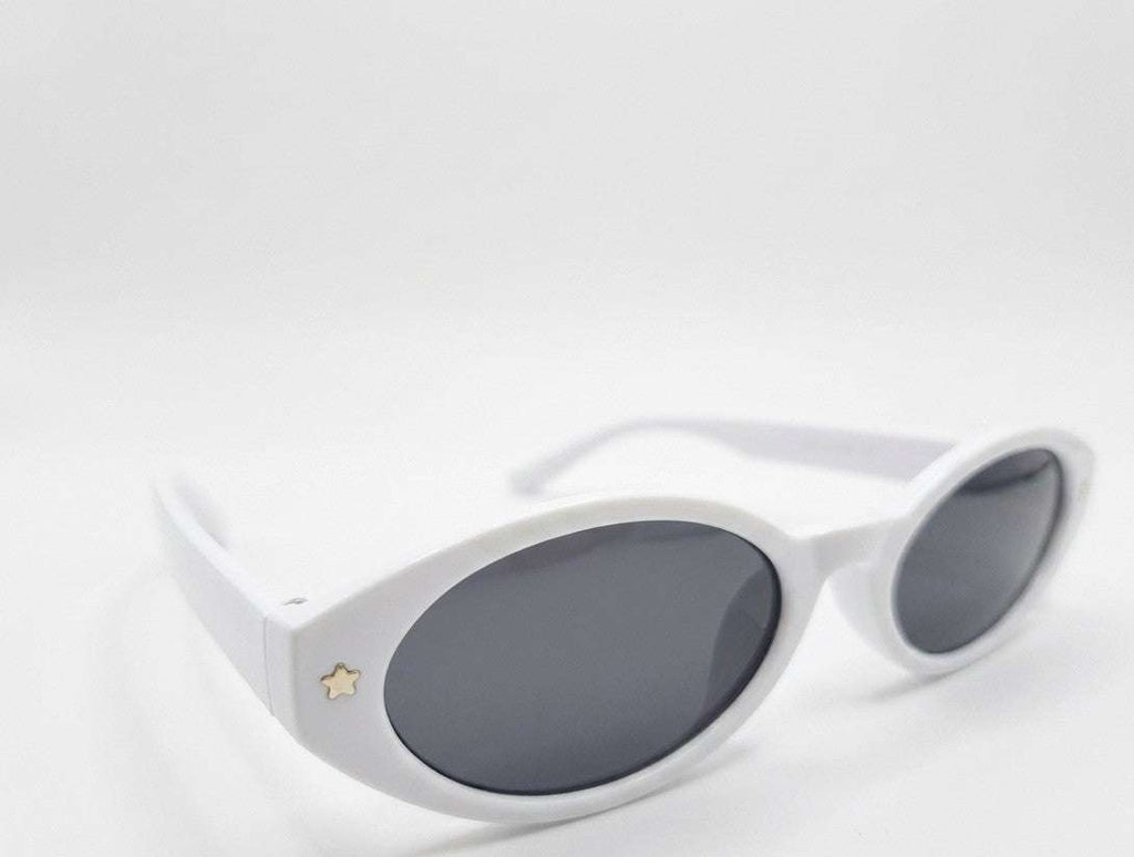 Retro Orbit Sunglares ^ Color 02 (White/Gray)