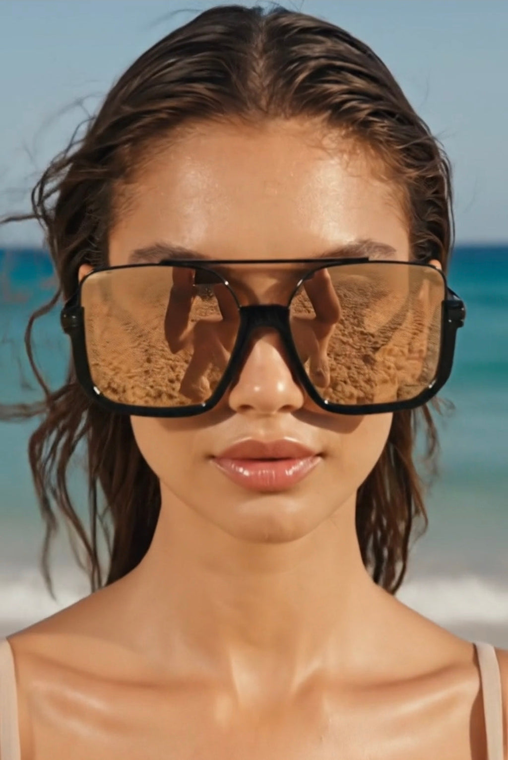 Glaze Sunglares ^ Color 01 (Black/Orange)