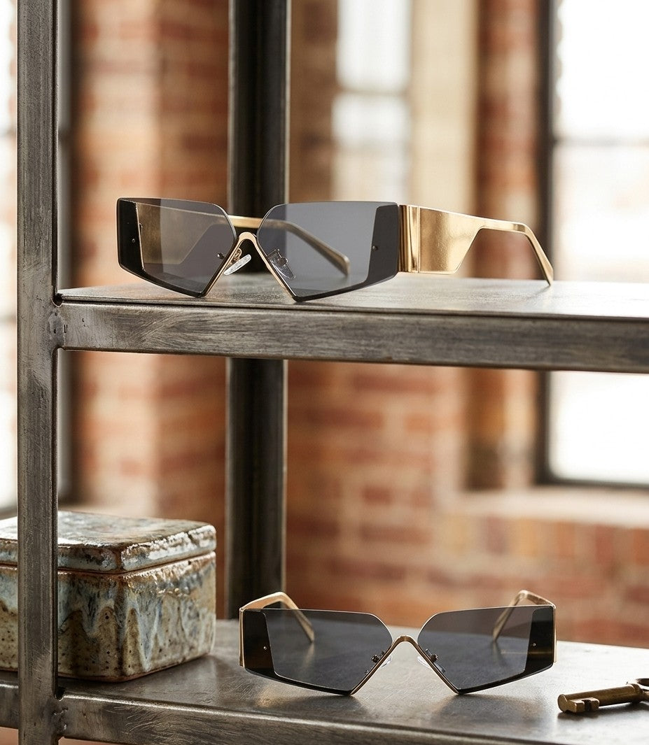 Vertex Sunglares ^ Color 01 (Gold/ Gray)