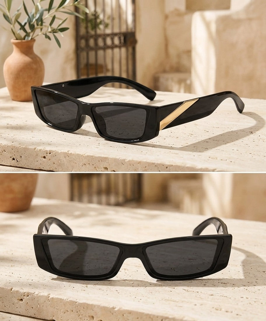 Linearo Sunglares ^ Color 01 (Black/Golden)
