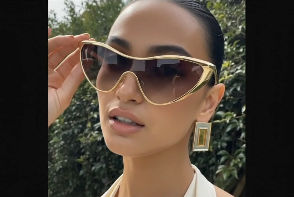 Rampwalk Sunglares ^ Color 03 (Gold/Purple)