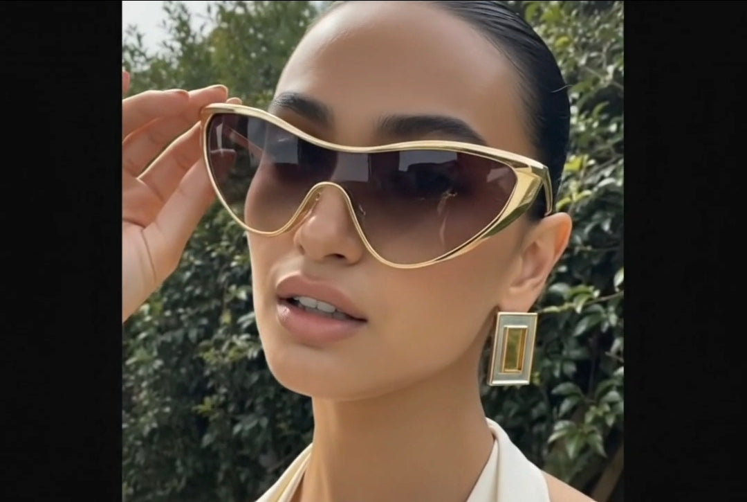 Rampwalk Sunglares ^ Color 03 (Gold/Purple)