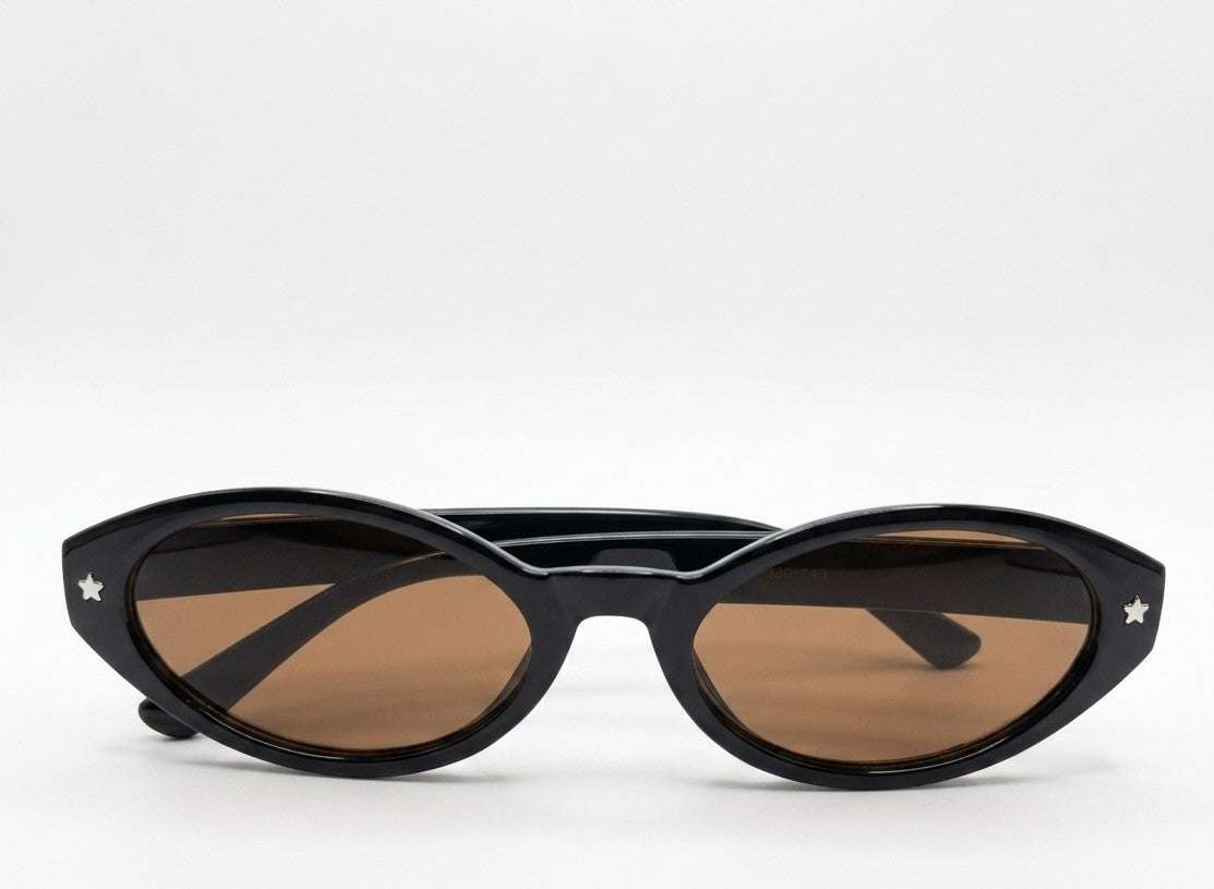 Retro Orbit Sunglares ^ Color 01 (Black/Tea)