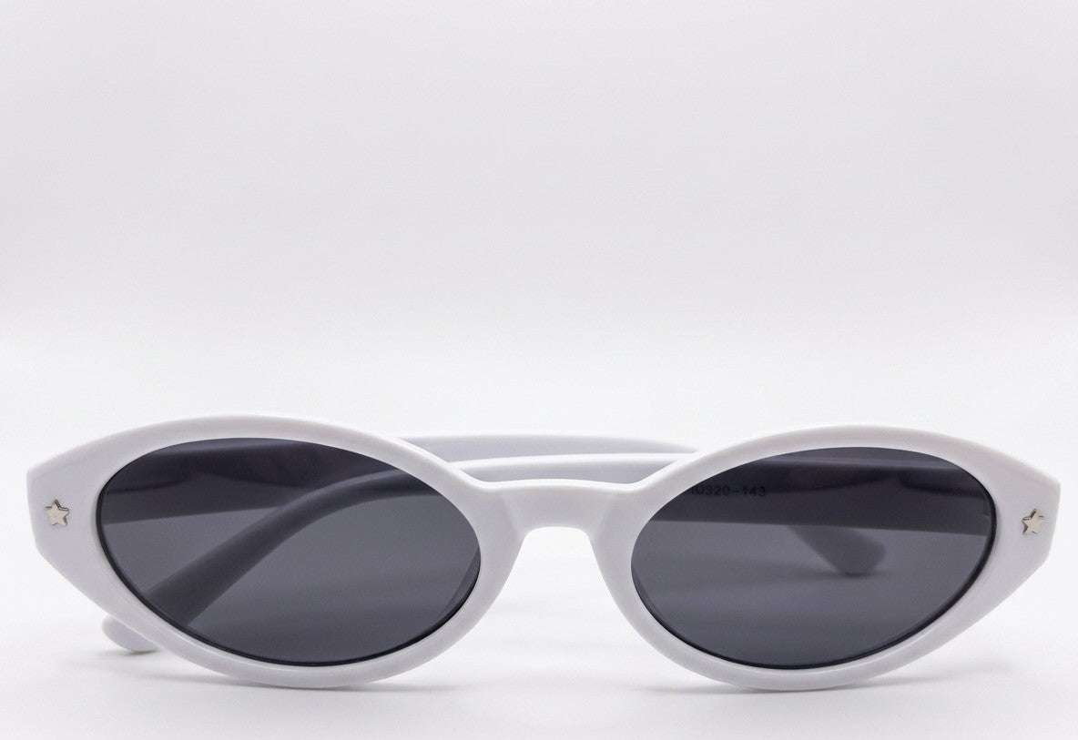 Retro Orbit Sunglares ^ Color 02 (White/Gray)