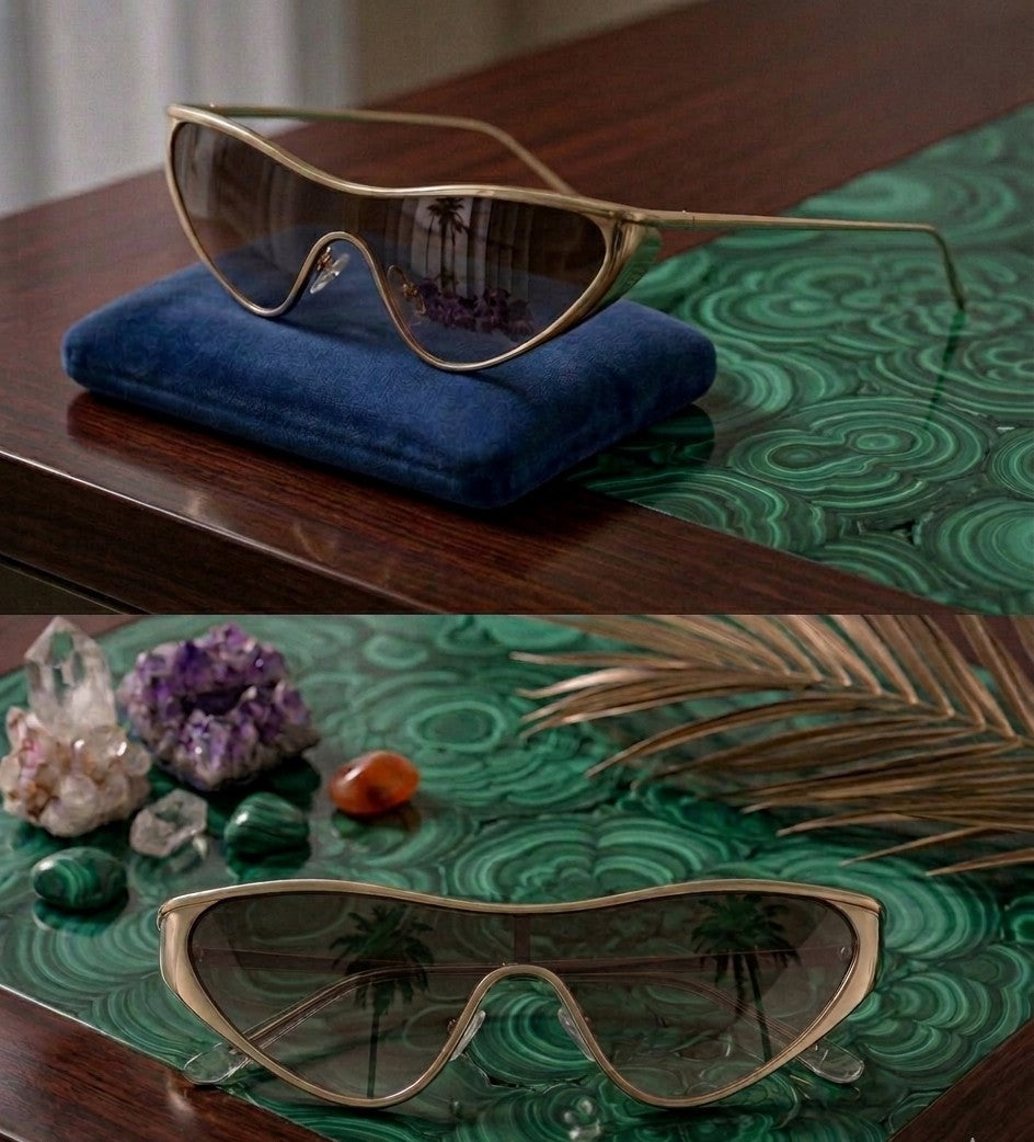 Rampwalk Sunglares ^ Color 02 (Gold/Double Brown)