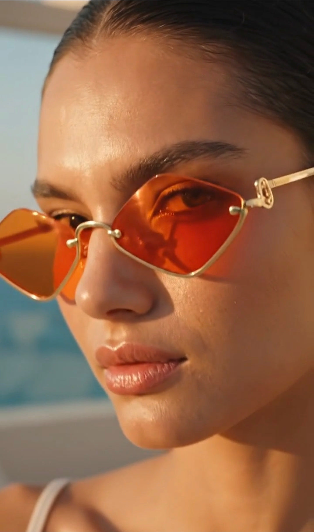 Rhombus Elite Sunglares ^ Color 02 (Gold/Pink)