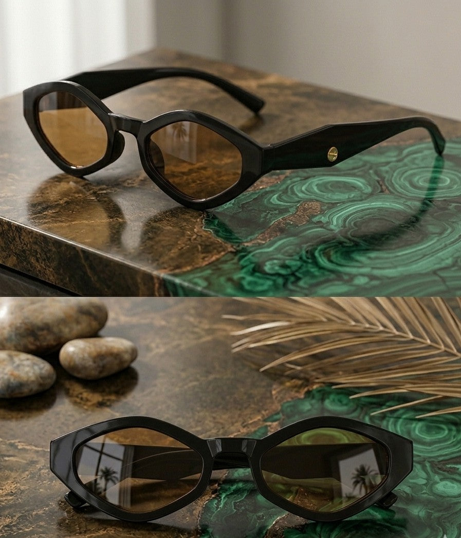 Amberly Sunglares ^ Color 01 (Black/Light Tea)