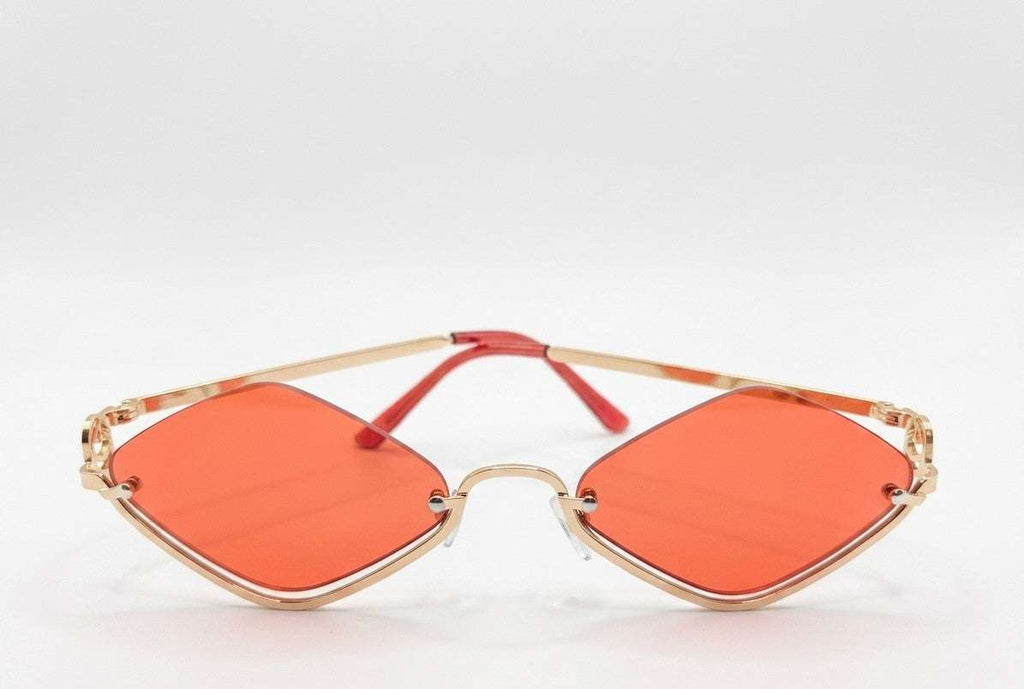 Rhombus Elite Sunglares ^ Color 02 (Gold/Pink)