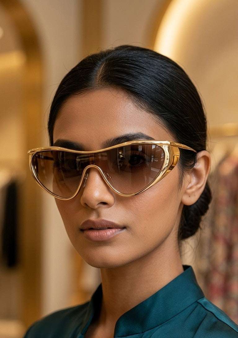 Rampwalk Sunglares ^ Color 02 (Gold/Double Brown)