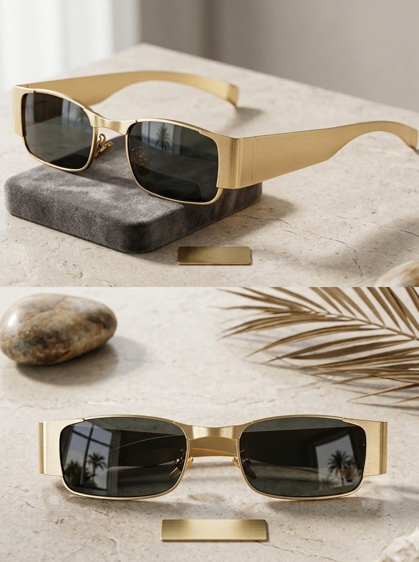 Facet Sunglares ^ Color 02 (Gold/Gray)