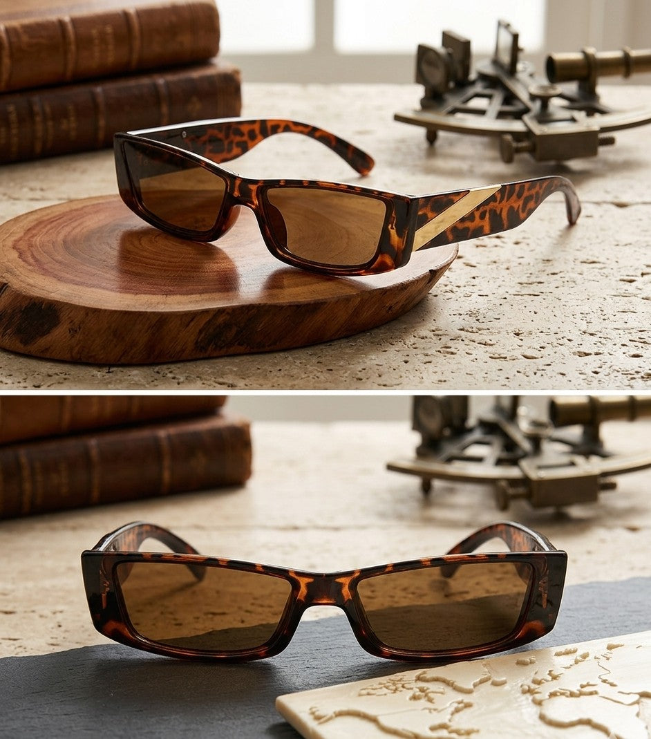 Linearo Sunglares ^ Color 03 (Leopard/Golden)