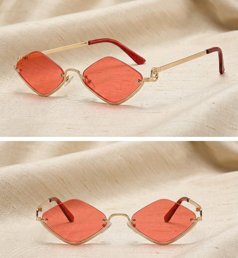 Rhombus Elite Sunglares ^ Color 02 (Gold/Pink)