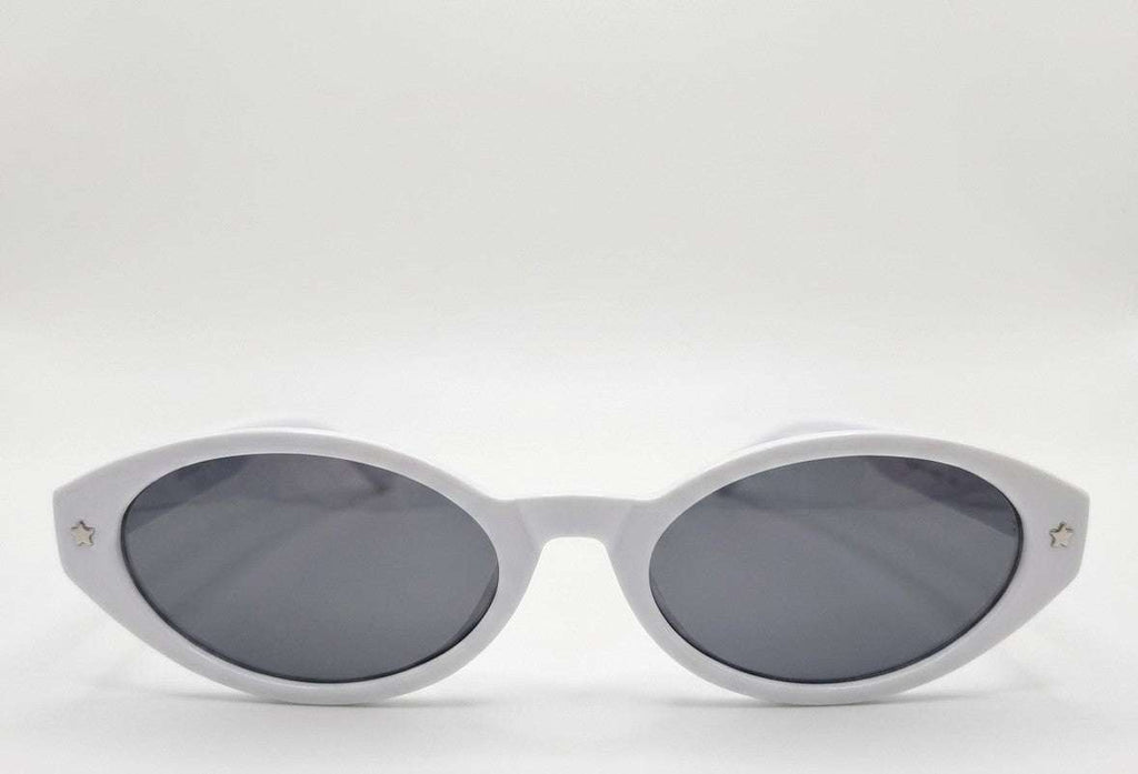 Retro Orbit Sunglares ^ Color 02 (White/Gray)