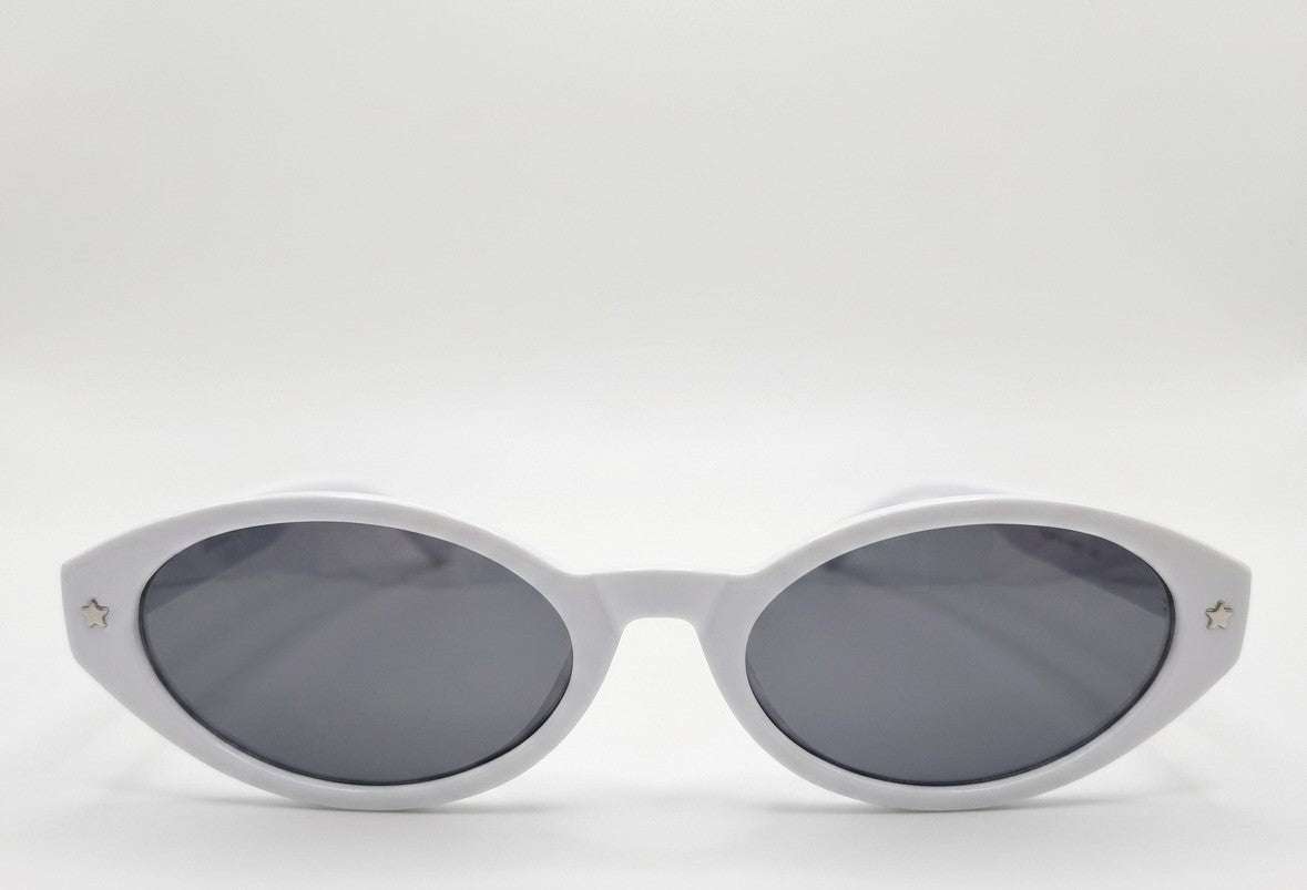 Retro Orbit Sunglares ^ Color 02 (White/Gray)